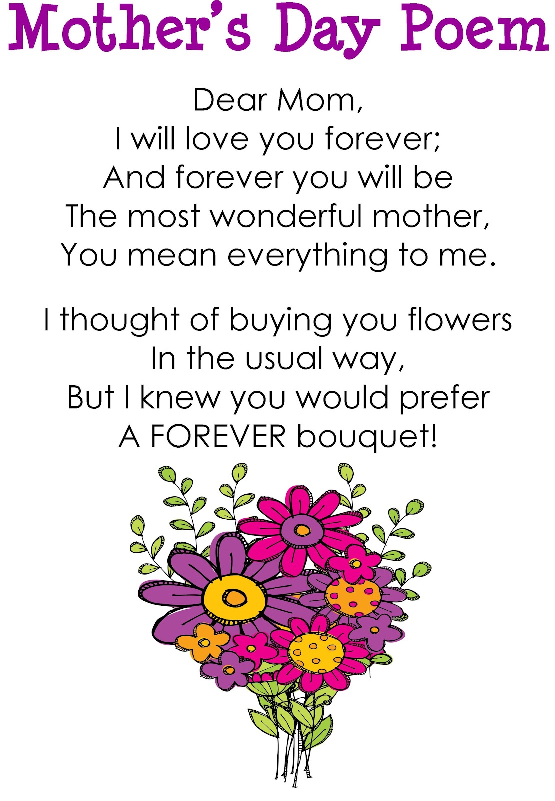 happy mothers day poems