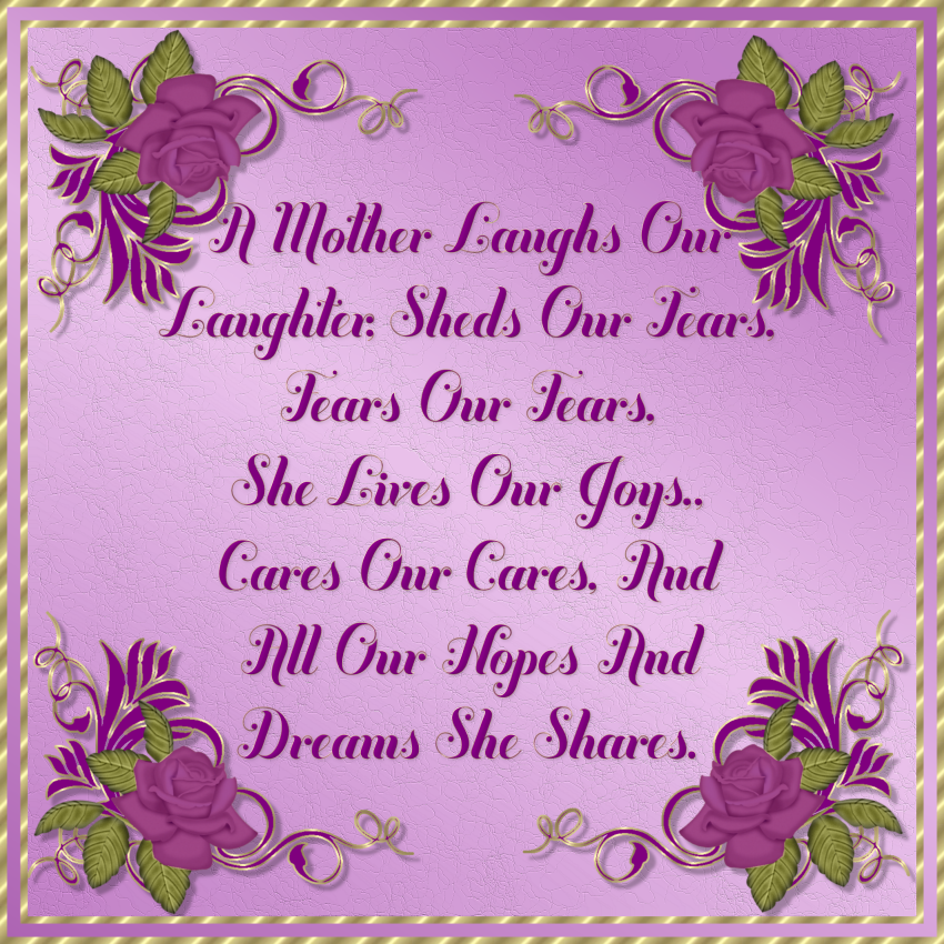cute mothers day poem