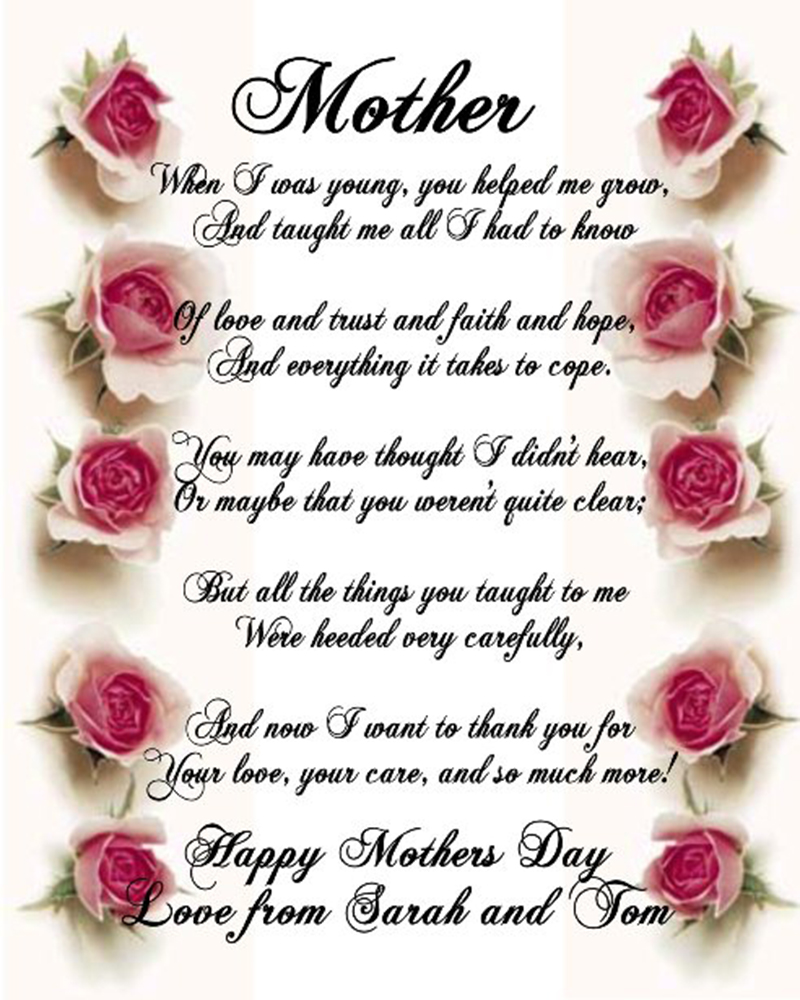 Best 30 Mothers Day Poems And Quotes 