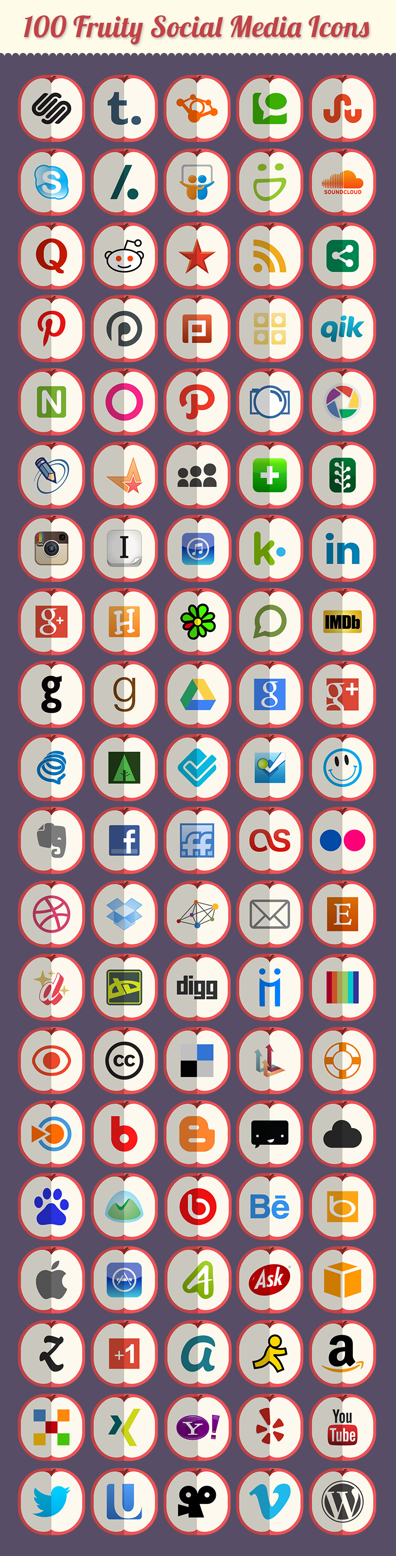 social media icons