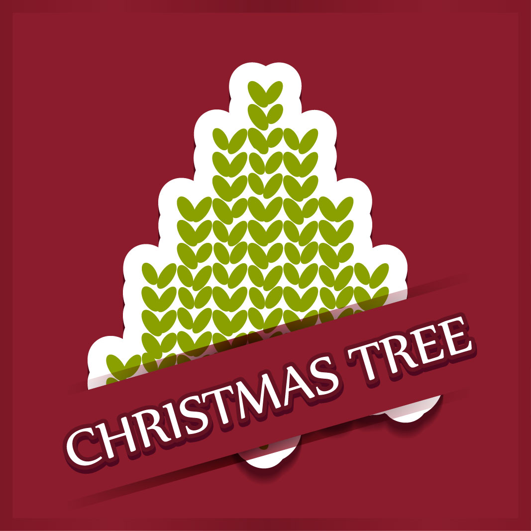 40 free christmas tree Vectors 2014-37