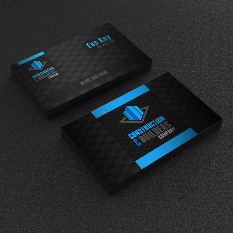 Free Printable Construction Business Card Templates