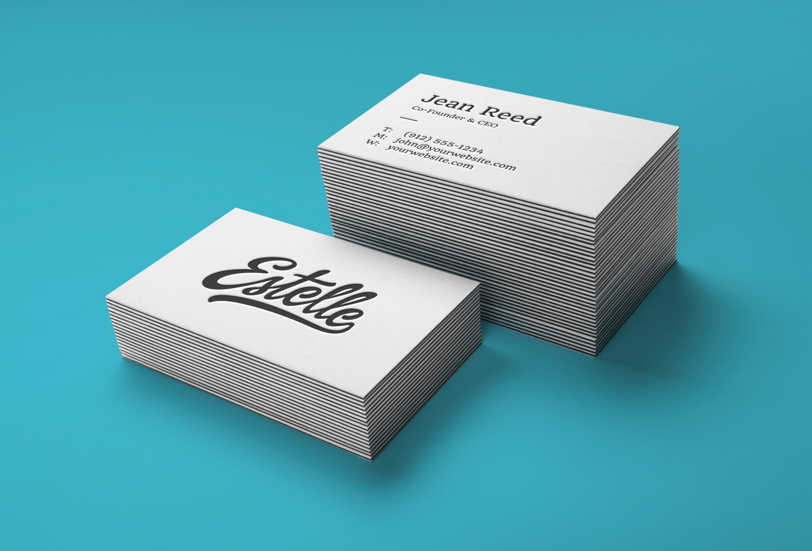 business card mockup free download illustrator