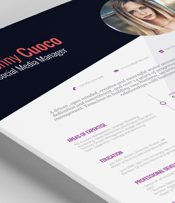 Free Resume Template For Social Media Manager 2015 - 2