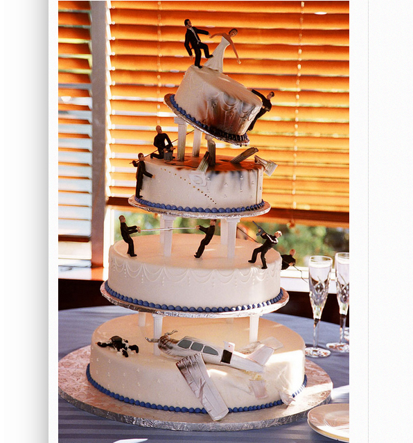 Awesome wedding cake