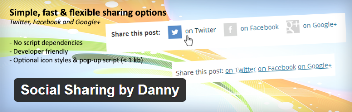 Social Media Sharing By Danny
