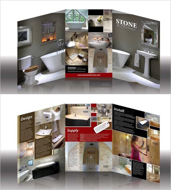 Bathroom brochure design