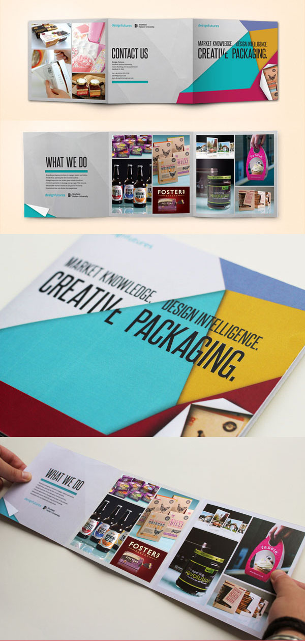 Pictorial brochure design