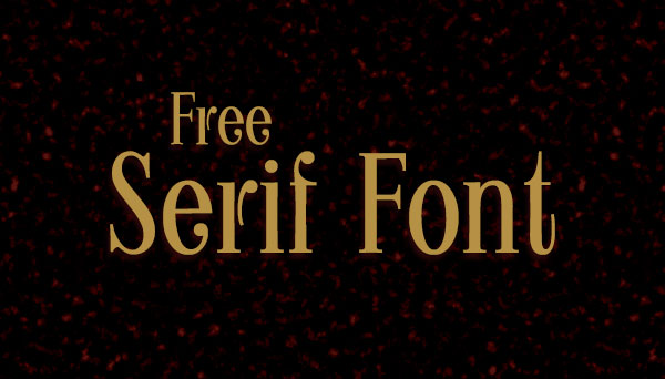 Free Kontor Display Serif Font 2015