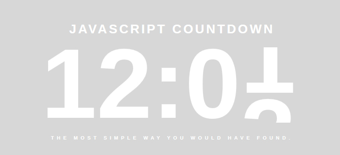 Javascript Countdown Free