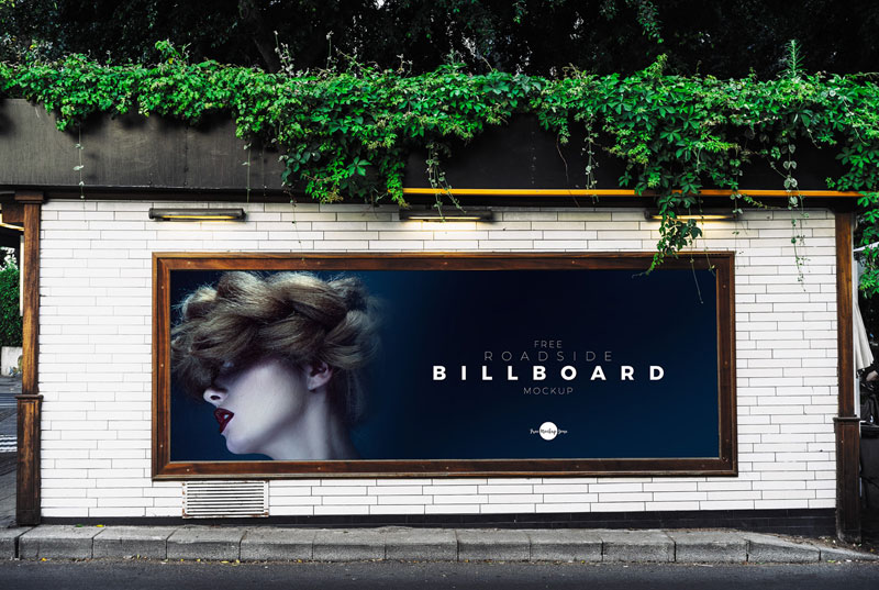 Free-Roadside-Advertisement-Billboard-Mockup