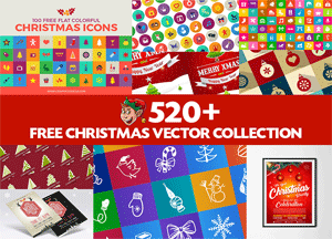 520-newest-free-christmas-vector-collection