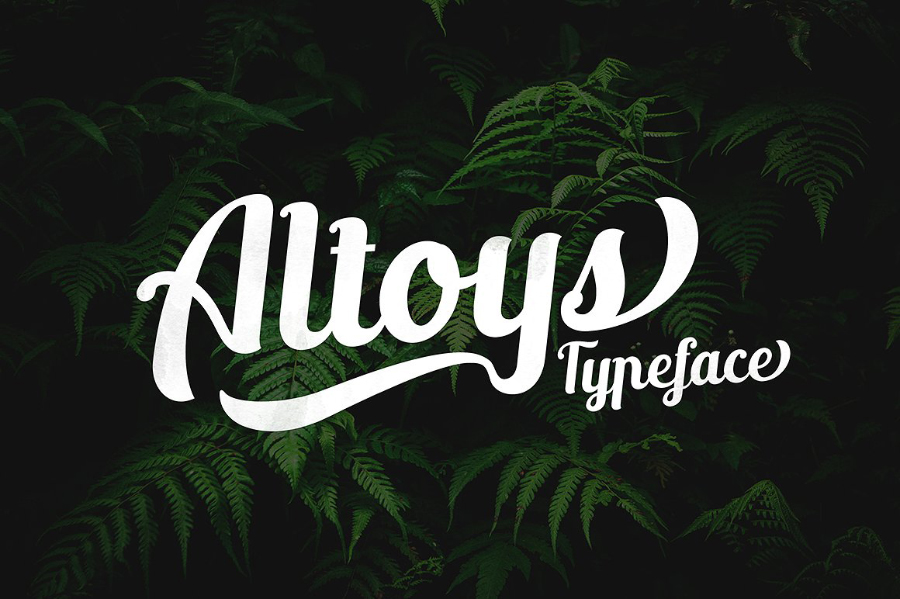 Altoys Italic Free Demo Typeface 1