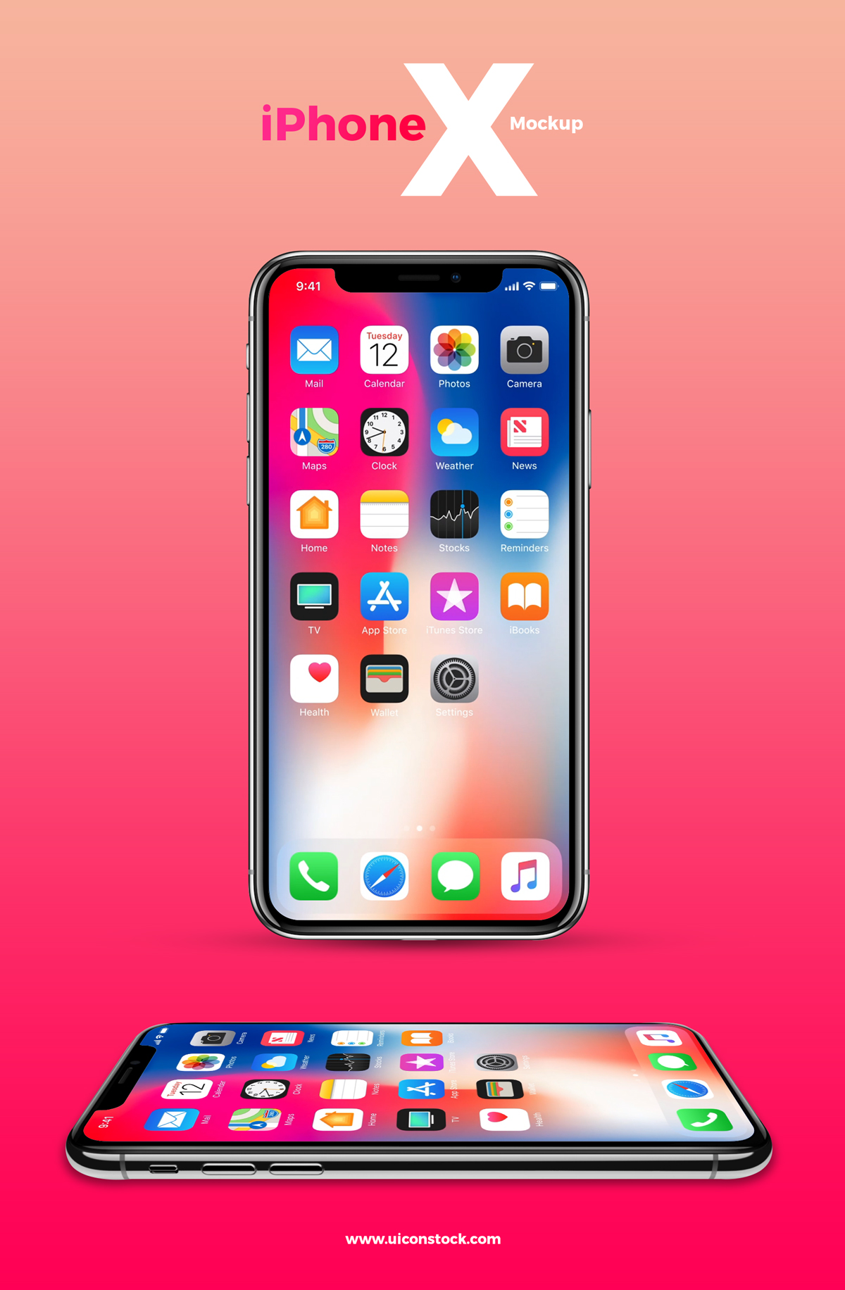 Free-iPhone-X-Mockup-With-2-Angles