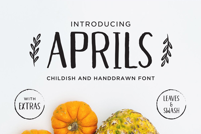 Aprils-Handdrawn-Font-2018