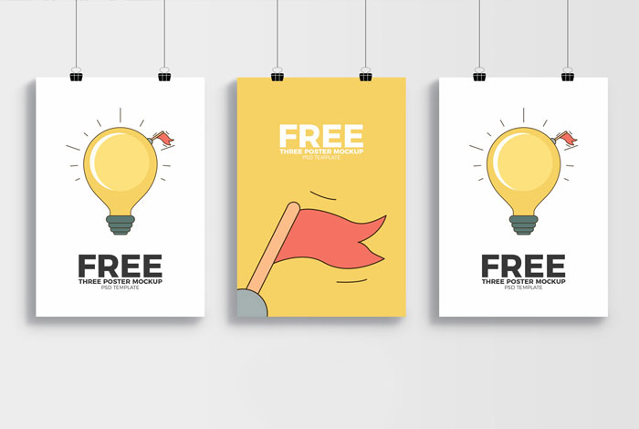 3-Creative-Display-PSD-Template-Poster-Mockup