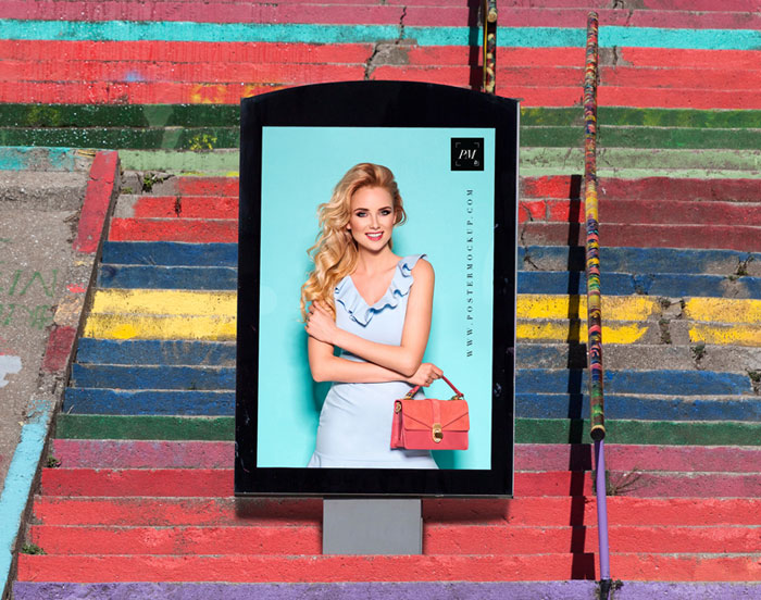 Outdoor-Advertisement-Poster-Billboard-on-Stairs-Mockup-PSD