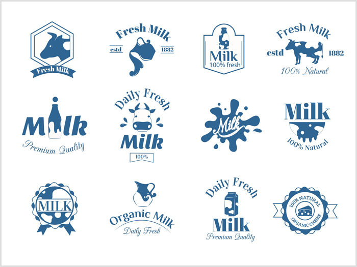 Creative-Dairy-Milk-Logos