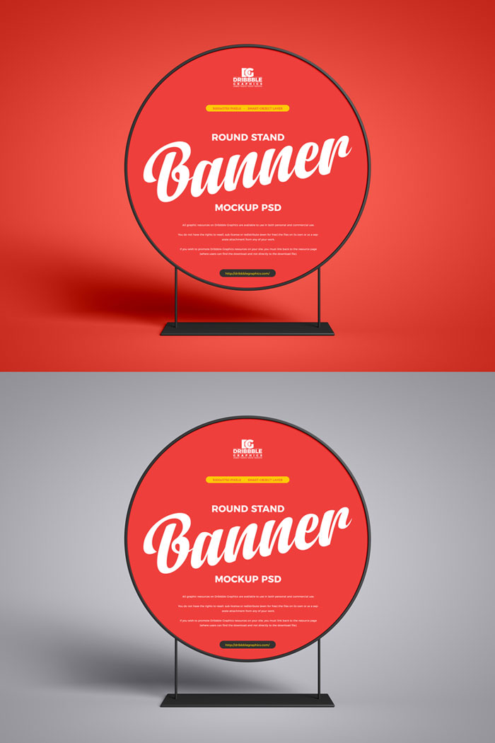 Free-PSD-Round-Stand-Banner-Mockup