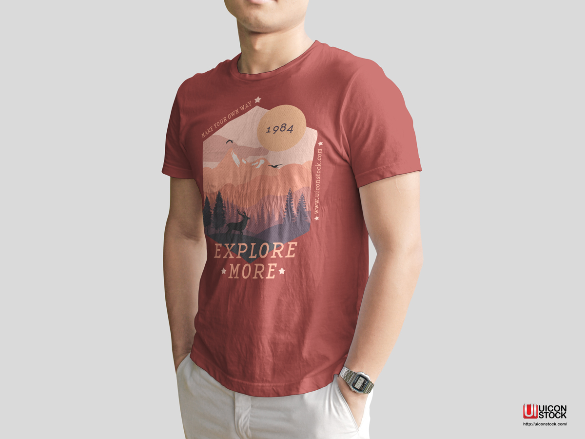 Free-Boy-Wearing-T-Shirt-Mockup