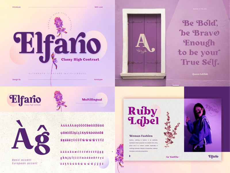 Classy-Elfario-Serif-Font