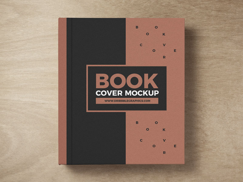 Free-Book-on-Wooden-Table-Mockup