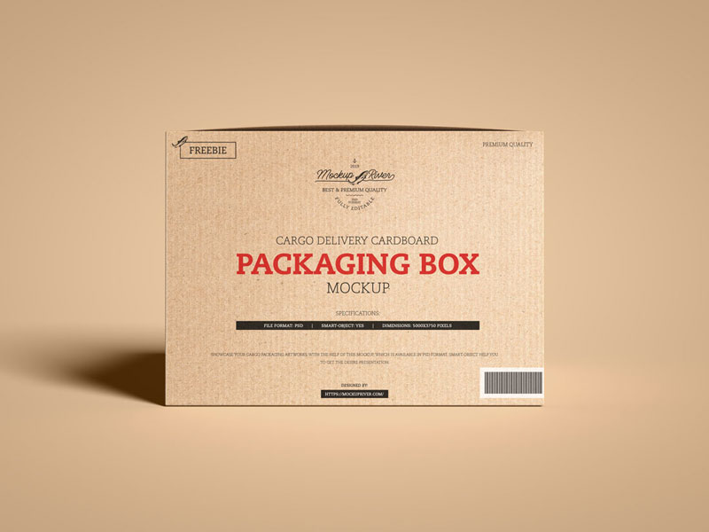 Free-Cargo-Delivery-Cardboard-Packaging-Box-Mockup