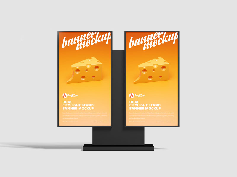 Free-Dual-Citylight-Stand-Banner-Mockup