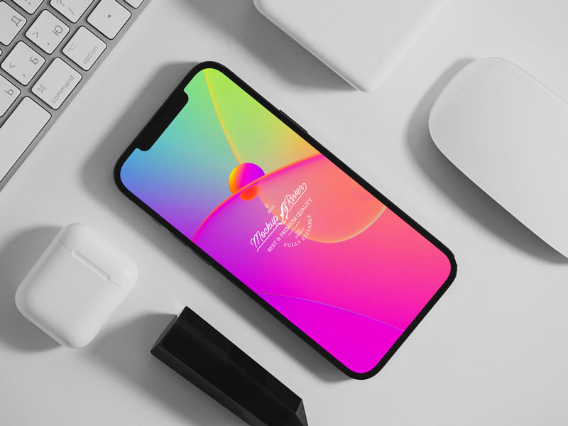 Free-UI-UX-Branding-iPhone-Mockup