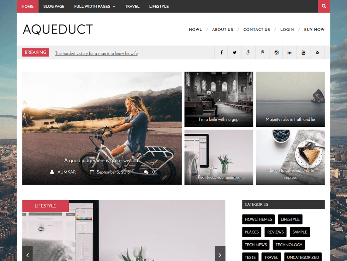 Free Customize Minimal Magazine Blog Theme