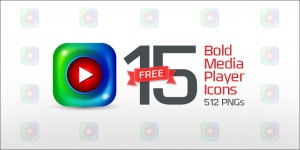 15-bold-Media-Player-Icons