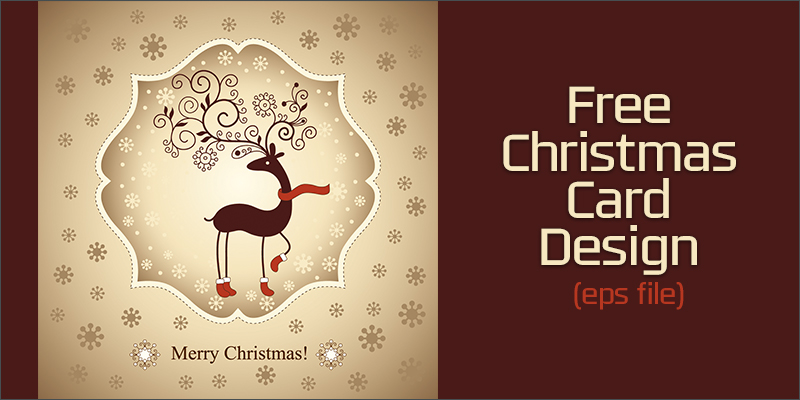 Free Christmas Card (Ai file)