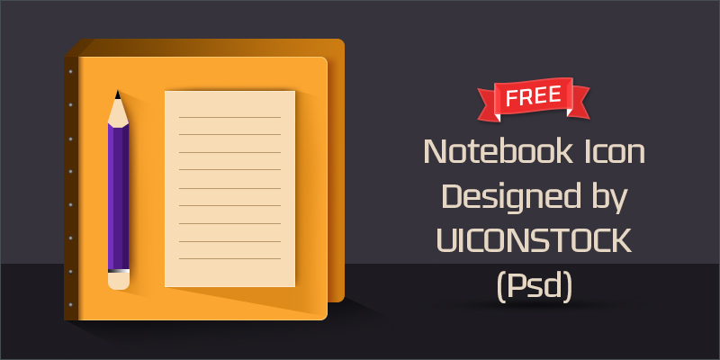 Free Notebook icon (Psd)
