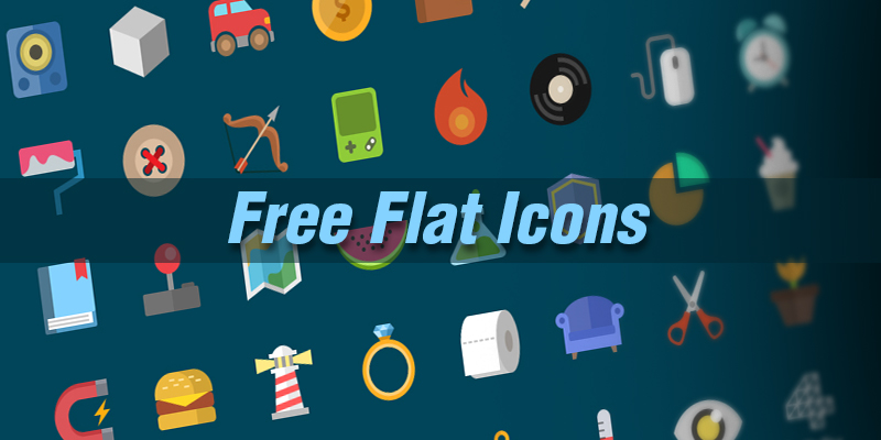 Free Flat Icons (Psd)