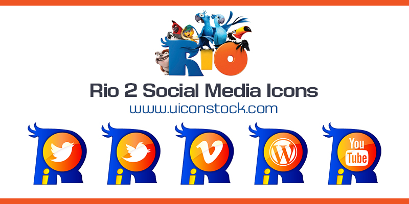 Free 40 Rio 2 Social Media Icons (Ai & Pngs)