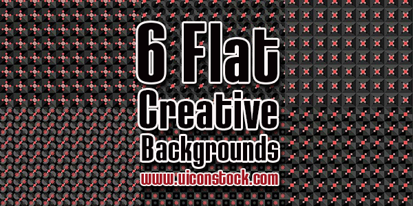 6 Flat Creative Backgrounds (Ai)