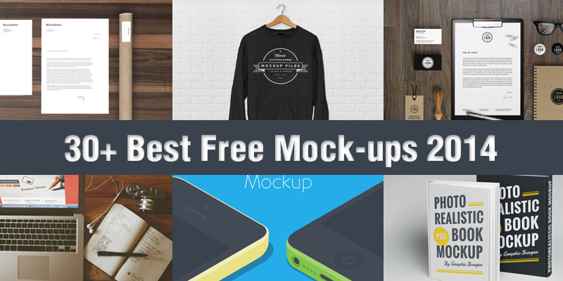 30+ Best Free Mock-ups 2014