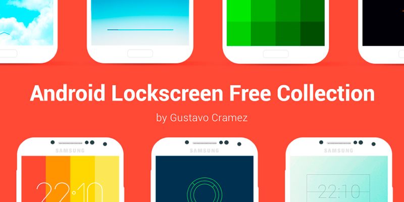 10 Free Android Lockscreens UI Collection 2014 (Ai)
