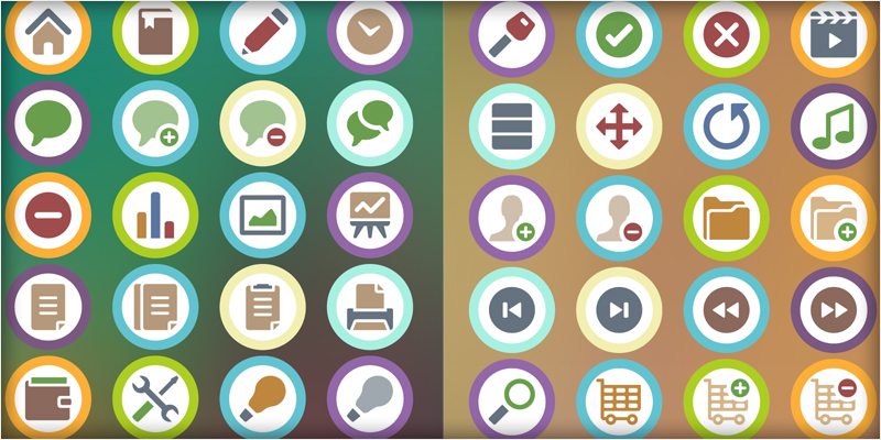 64 Free Flat Android Settings Icons (Ai) 2014