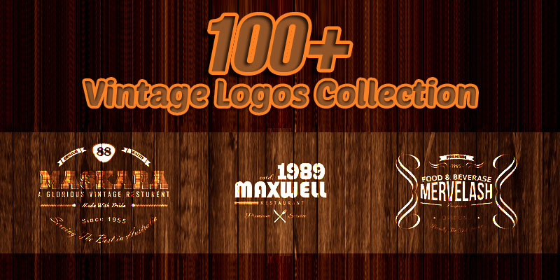 100+ Free Best Vintage Logos & Badges Collection For Graphic Designers 2014