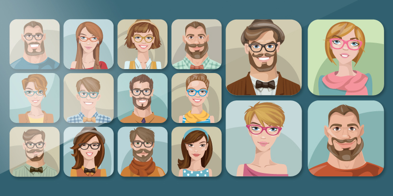 16 Free Cartoon Character Designs For Graphic Designers (Ai)