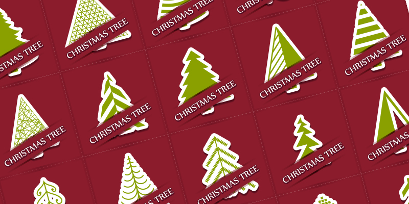 40 Free Christmas Tree Vectors 2014