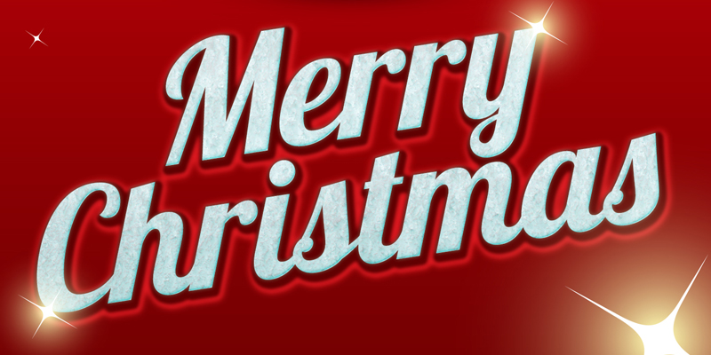 Free Merry Christmas Text Effect 2014