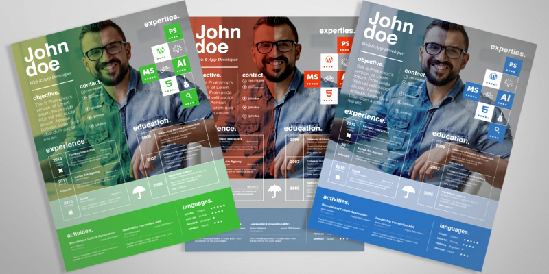5 Free Extremely Professional Resume Templates Collection 2014