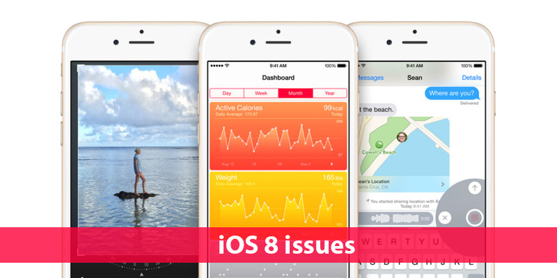 iOS 8 issues