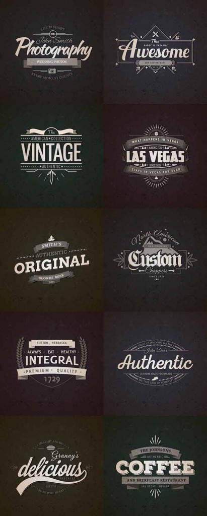 50+ Free Vector Logos And Badges Stock