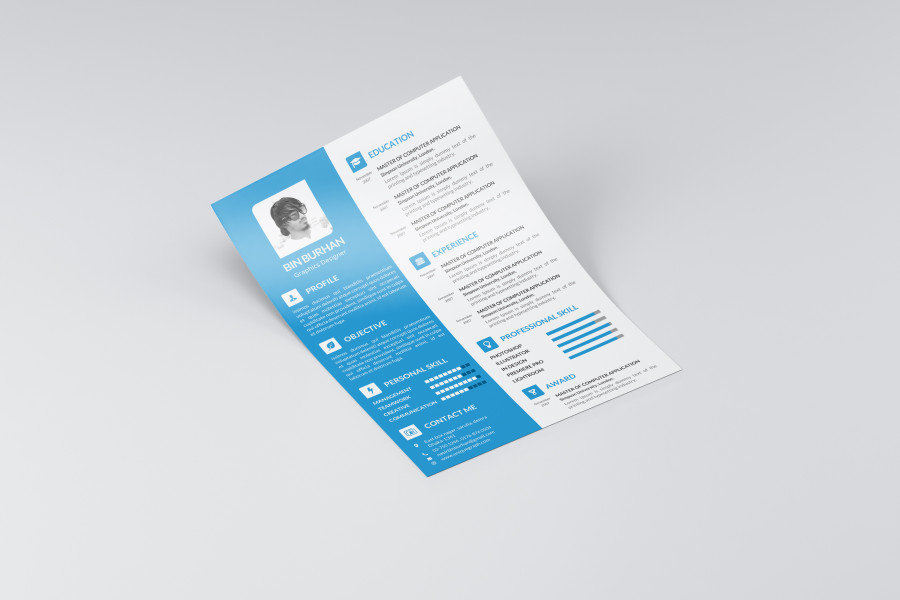 5 Free Fully Customizable CV-Resume Templates