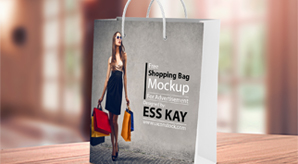 Free Shopping Bag Mockup