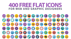 Latest 400 Free Flat Icons For 2016