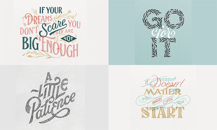 Creative Lettering Collection of March 2019 For Inspiration